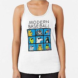 Modern Baseball Racerback Tank Top