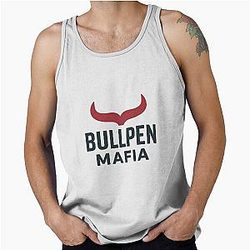Bullpen Mafia - Modern Baseball Design by Backstop Co. Tank Top