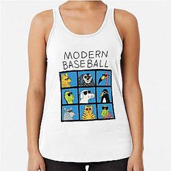 Modern Baseball Animal Racerback Tank Top