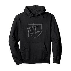 No Place Like Home Baseball Softball Pullover Hoodie