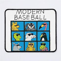 Modern Baseball Mouse Pad