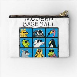 Modern Baseball Zipper Pouch