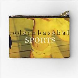 Modern Baseball Zipper Pouch