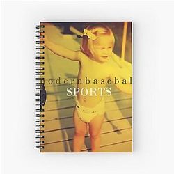 Modern Baseball Spiral Notebook
