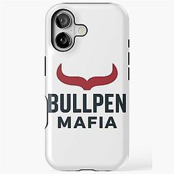Bullpen Mafia - Modern Baseball Design by Backstop iPhone Tough Case