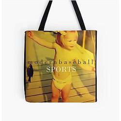 Modern Baseball Sports Tote Bag