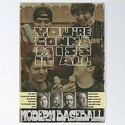 Modern Baseball Poster