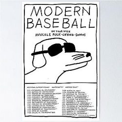 Modern Baseball Tour Poster 2014