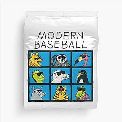 Modern Baseball Duvet Cover