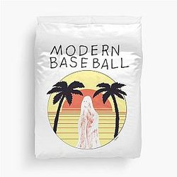 Modern Baseball Duvet Cover