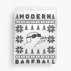 Modern Baseball Merchandise Duvet Cover