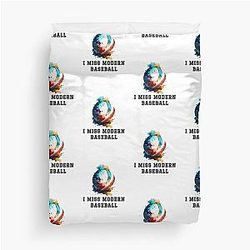 I miss Modern Baseball T-Shirt Duvet Cover