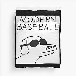 Modern Baseball Dog Meme Duvet Cover