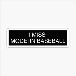 I Modern Baseball Sticker