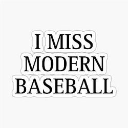 I Miss Modern Baseball Sticker