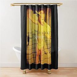 Modern Baseball Sports Shower Curtain Toggle