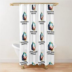 I miss modern baseball t-shirt Shower Curtain