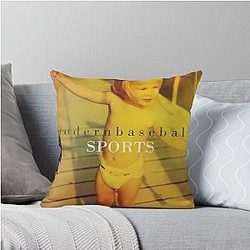 Modern Baseball Sports Throw Pillows