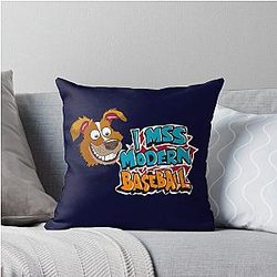 I Miss Modern Baseball Throw Pillow Cover