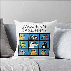 Modern Animal Bunch Throw Pillow