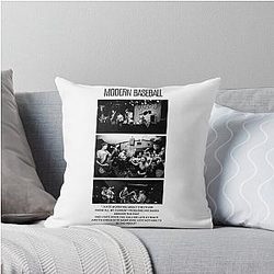 Modern Baseball Throw Pillow