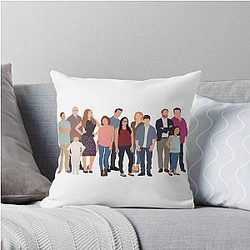 Modern Family Cast Throw Pillow