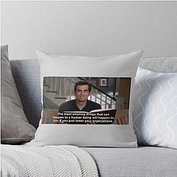 Phil's Philosophy throw pillow Modern Family