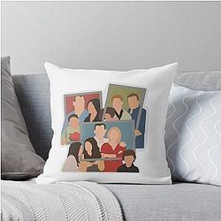 Modern Family Season One Drawing Throw Pillow