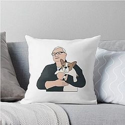 Jay and Stella from Modern Family Throw Pillow