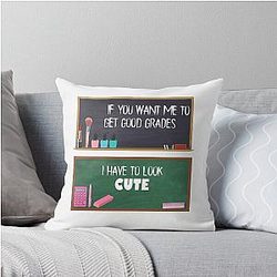 Modern Family Haley Dunphy Good Grades Look Cute Throw Pillow