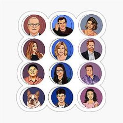 Modern Family Beauty Sticker