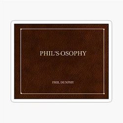 Phil's Modern Family Quote Book Sticker