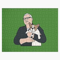 Jay and Stella from Modern Family Greeting Card Jigsaw Puzzle