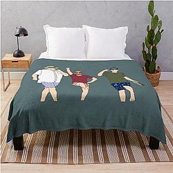 Modern family throw blanket