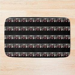 Modern Christmas Bath Mat