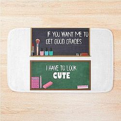 Modern Family Haley Dunphy Good Grades Look Cute Bath Mat