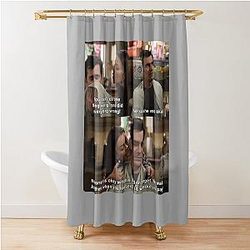 Gloria Pritchett and Phil Dunphy quote from Modern Family Shower Curtain