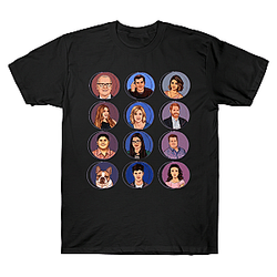 Character Circles Graphic LA 1604 Modern Family T-Shirts