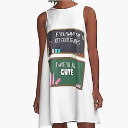 Modern Family Haley Dunphy Good Grades Look Cute A Line Dress