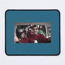 Modern Family Christmas Mouse Pad