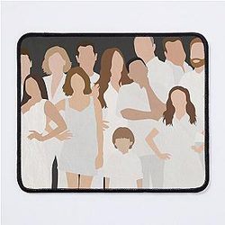 Modern Family Minimal Poster Mouse Pad