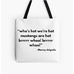 Who's Hot Mustangs Are Hot Modern Family All Over Print Tote Bag