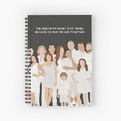 Modern Family Spiral Notebook