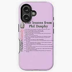 Life Lessons From Phil Dunphy Modern Family Sitcom Cameron Tucker Gift Graph iPhone Case