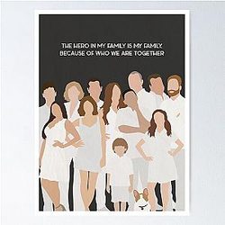 modern family Minimal poster