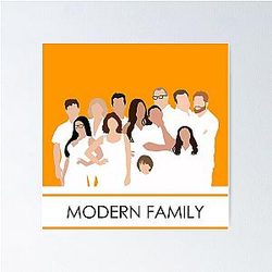 Modern Family TV Show Print Poster Film