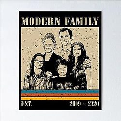 Retro Modern Family Series Poster becomes 
Retro Modern Family Series Poster 
remains: 
Retro Modern Family Series Poster