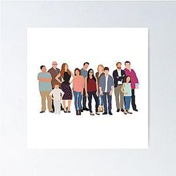 Modern Family Cast Poster