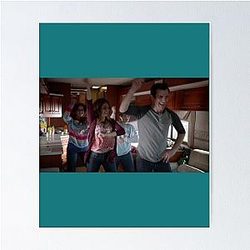 Dunphy family dancing Modern Family Poster