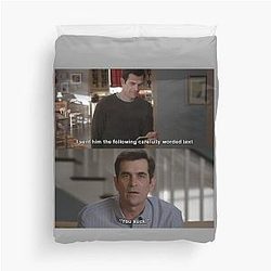 Phil Dunphy quote from Modern Family Duvet Cover